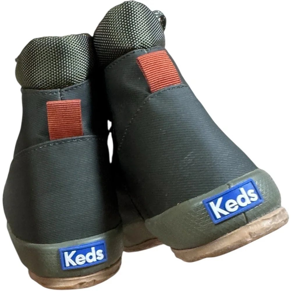 Keds Womens Scout Iv Splash Canvas Sneakers Casual Olive Size 8
